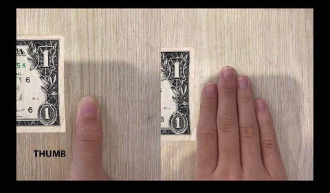 how to measure your nails Method 3